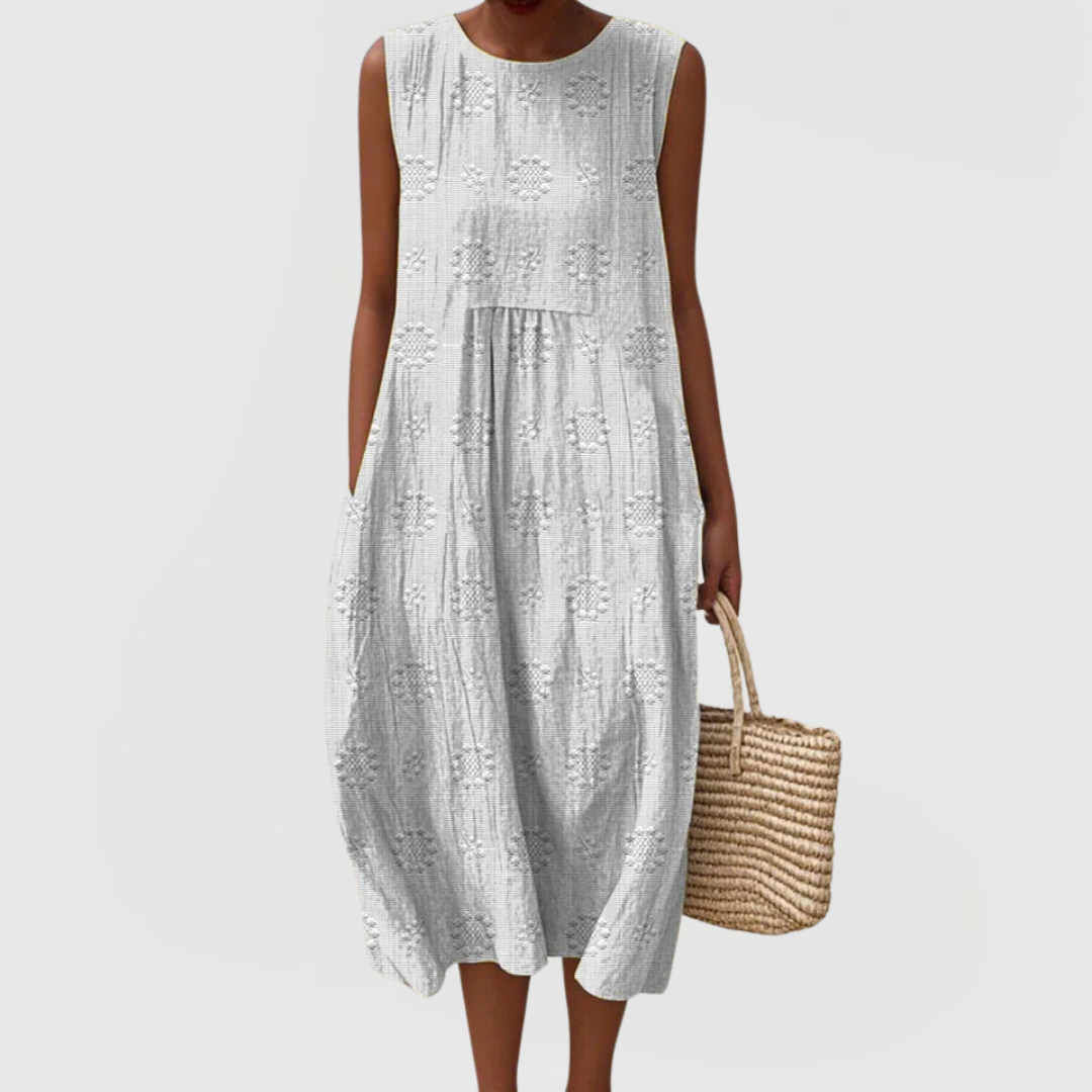 Teresa™ | Elegant Klänning med Fickor