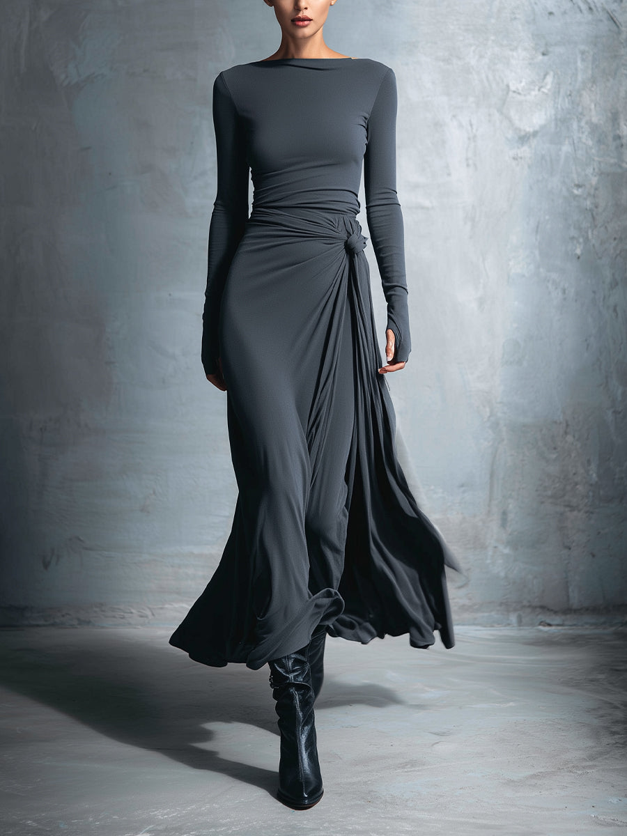Naiara | Maxi dress with side knot