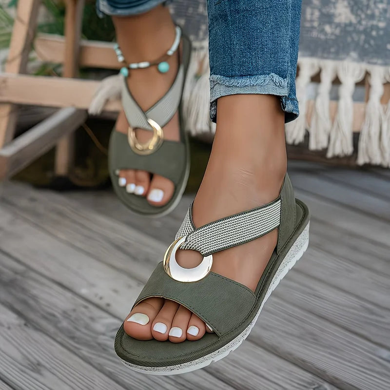 Sandalias para Dama – Zapatillas de Verano Cómodas con Diseño Elegante