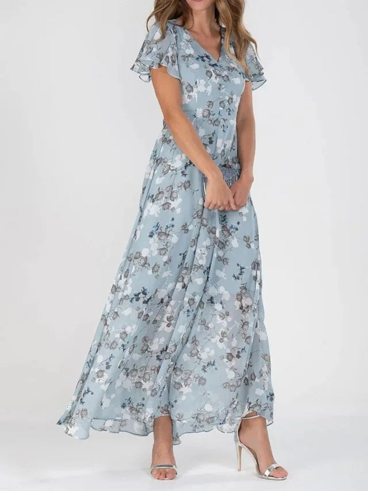 Aurelia | Glamourös Maxi Klänning med Tummy Täckning