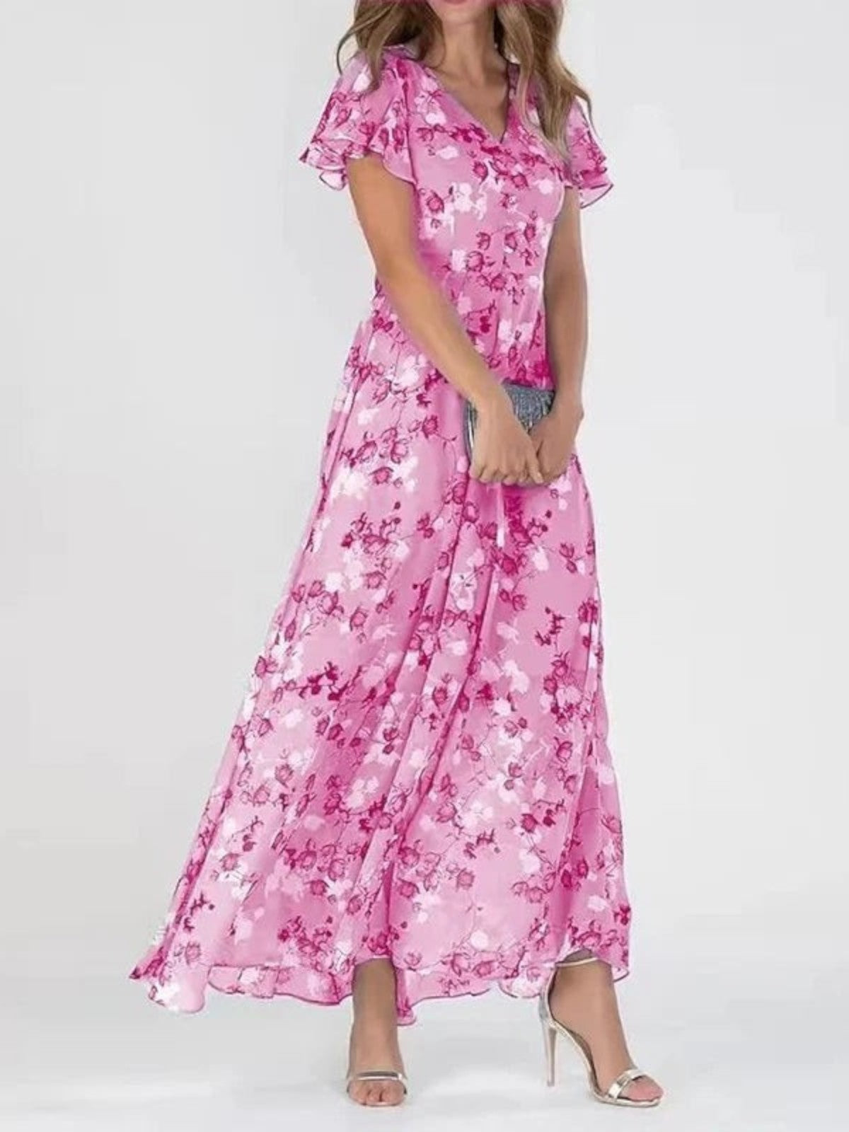 Aurelia | Glamourös Maxi Klänning med Tummy Täckning