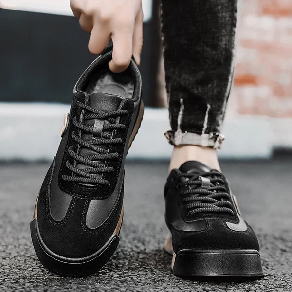 Goldmere Klassiska Läder Sneakers
