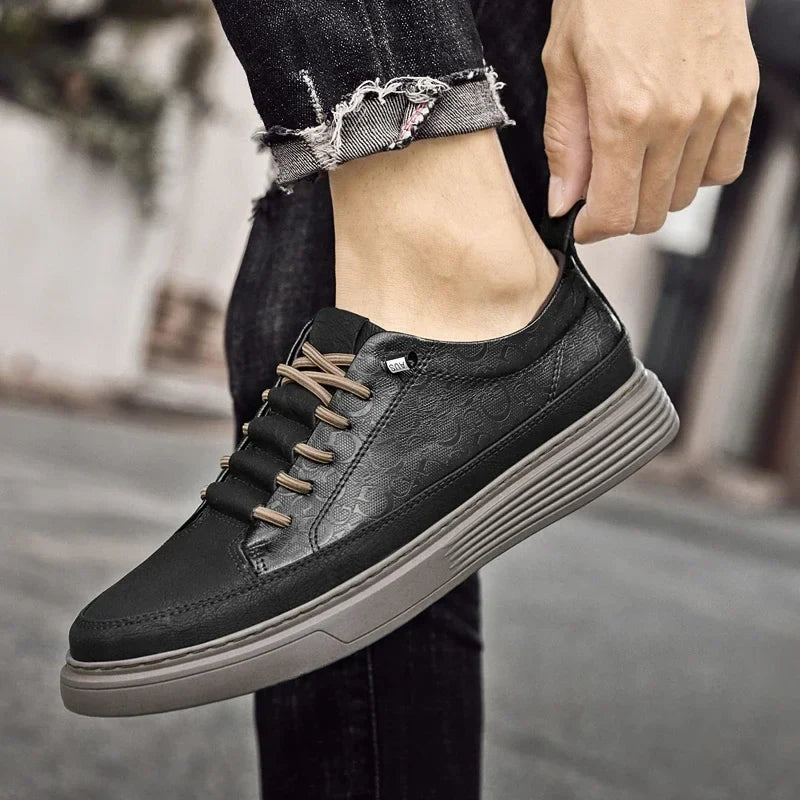 Giuliano Italienska Läder Sneakers