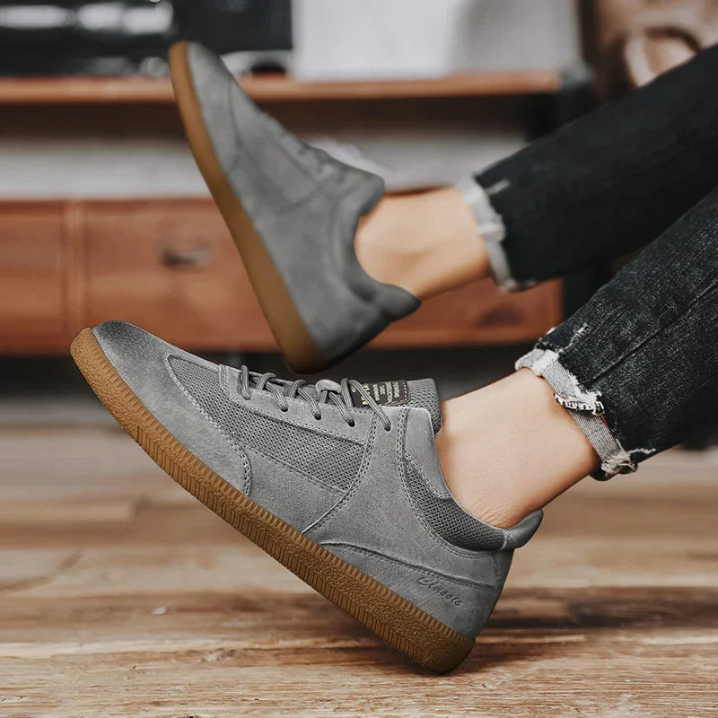 Calvino Italiensk Äkta Läder Sneaker