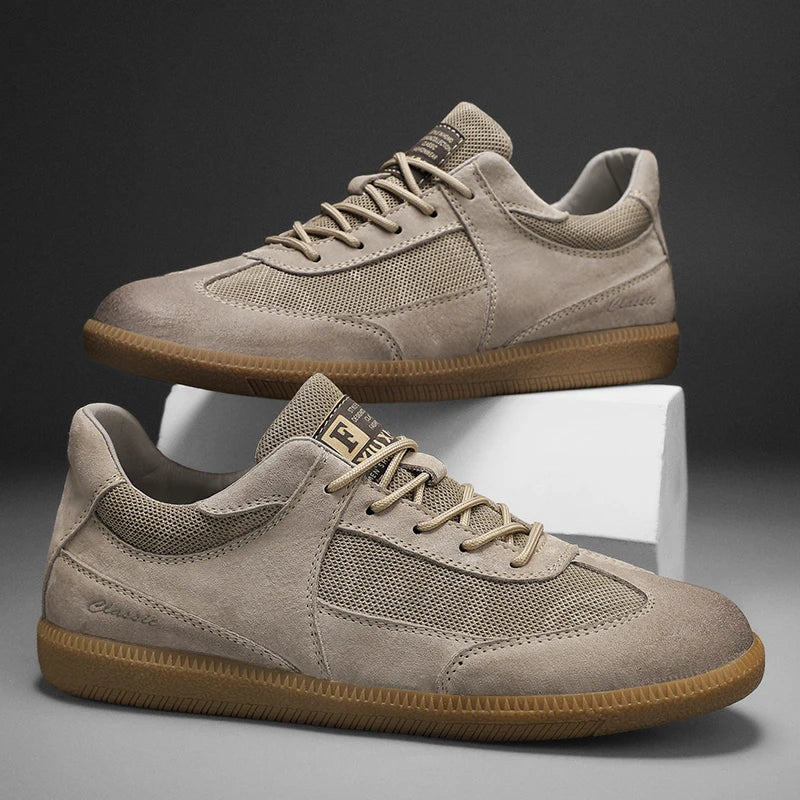 Calvino Italiensk Äkta Läder Sneaker