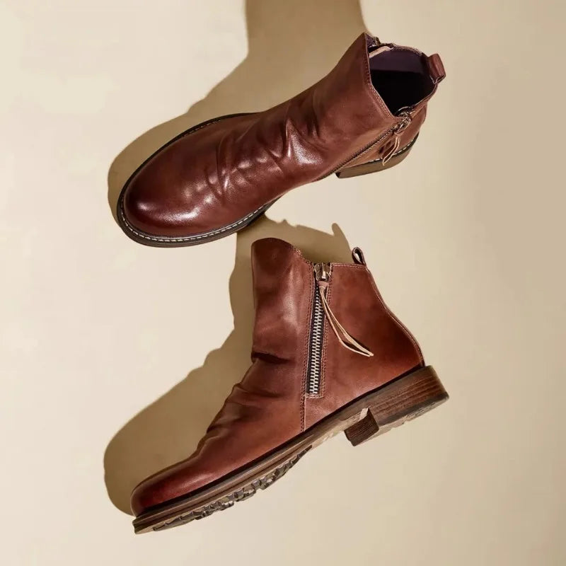 Grant Hale Läder Chelsea Boots