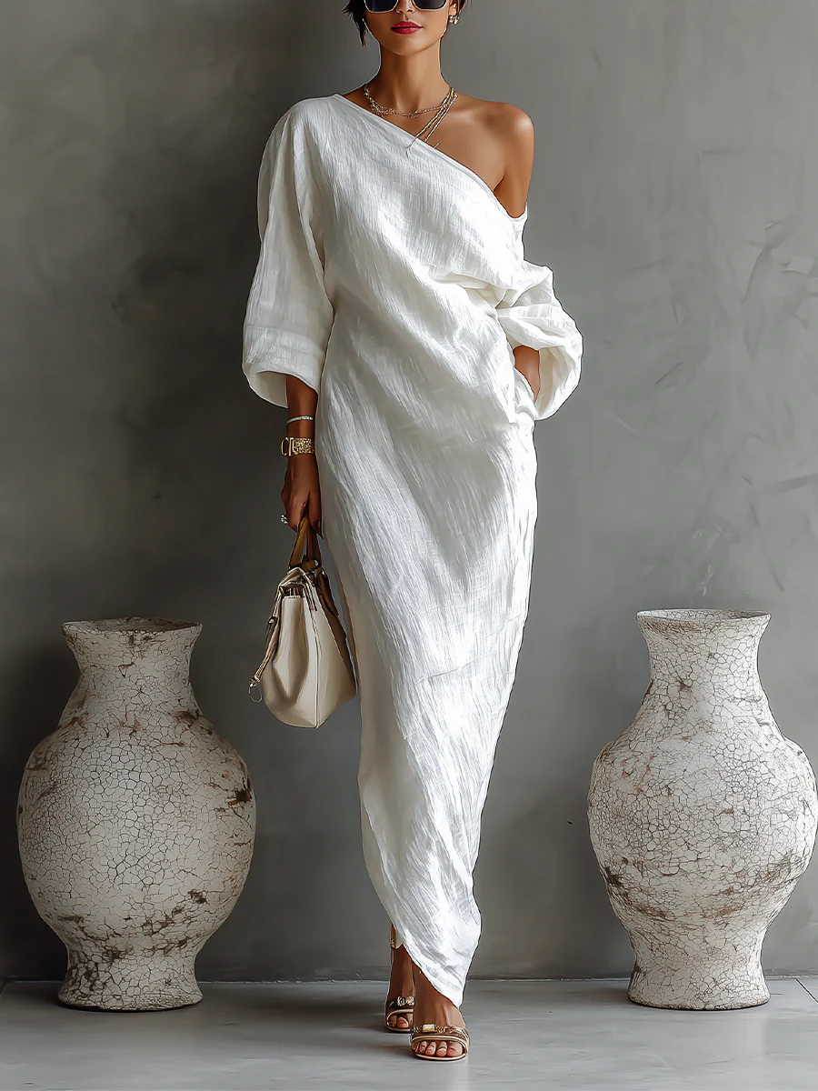 Sarah™ Elegant Maxi Klänning