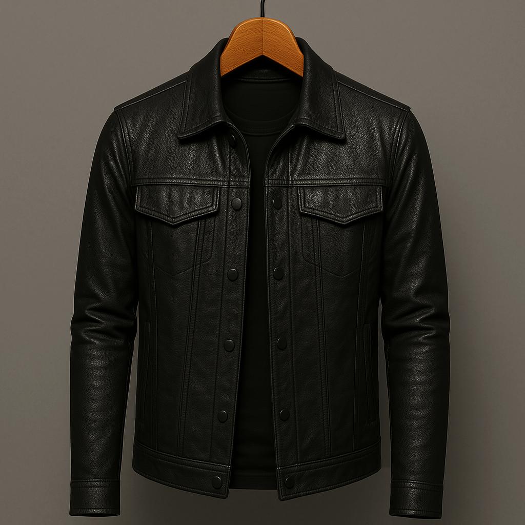 Darius | Premium Läder Motorcykelstil Jacka