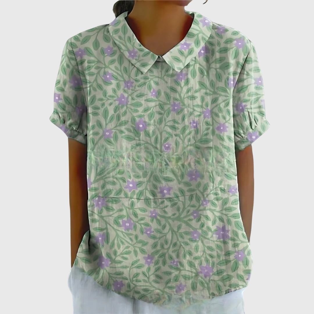 Jenna™ | Blommig Blus