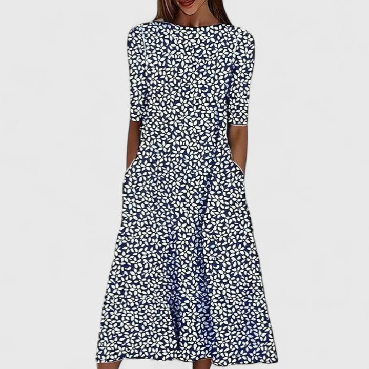 Sarah | Elegant Midi Klänning