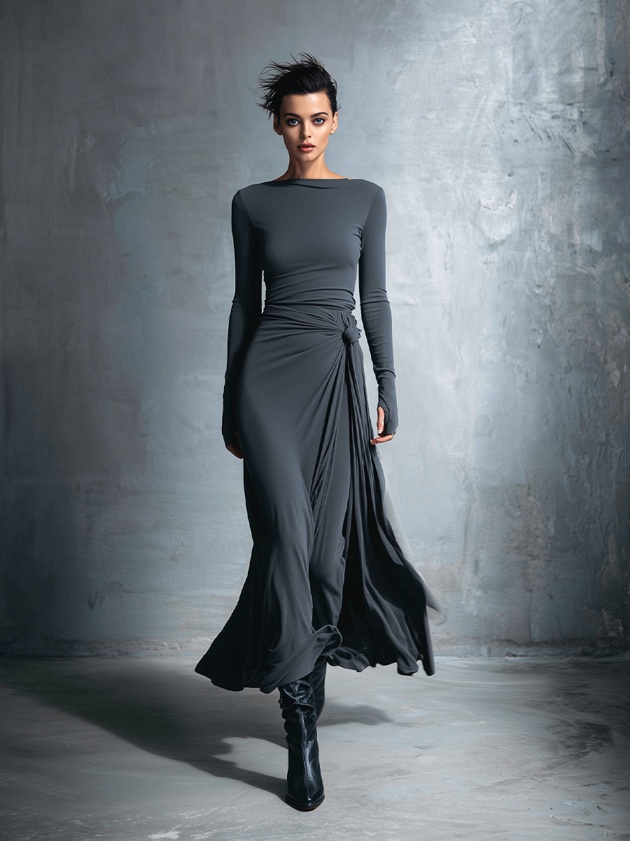 Naiara | Maxi dress with side knot
