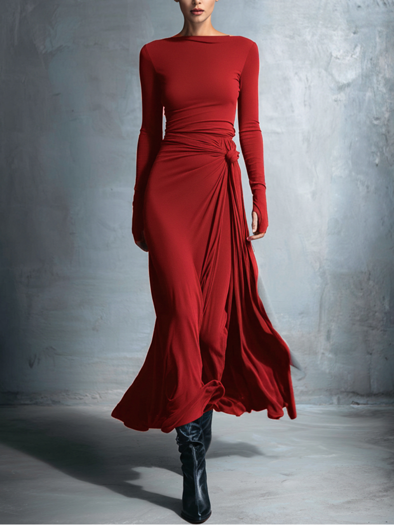 Naiara | Maxi dress with side knot