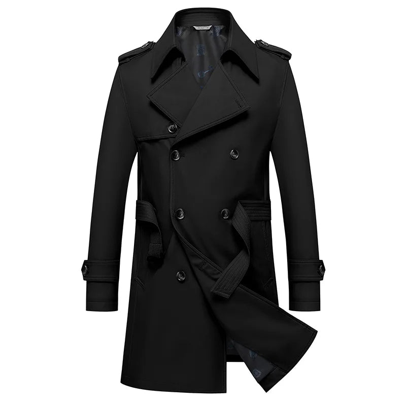 Langston Dubbelknäppt Trench Coat