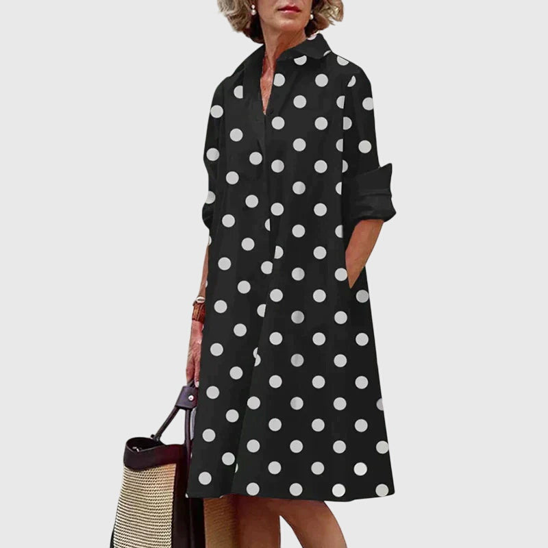 Paige™ - Elegant Klänning Med Fickor