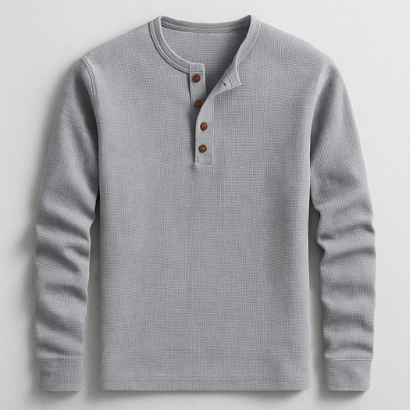 Hudson Henley Långärmad Skjorta