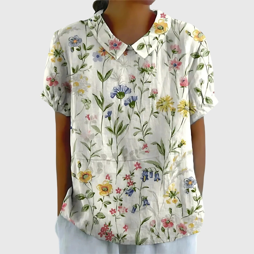 Jenna™ | Blommig Blus