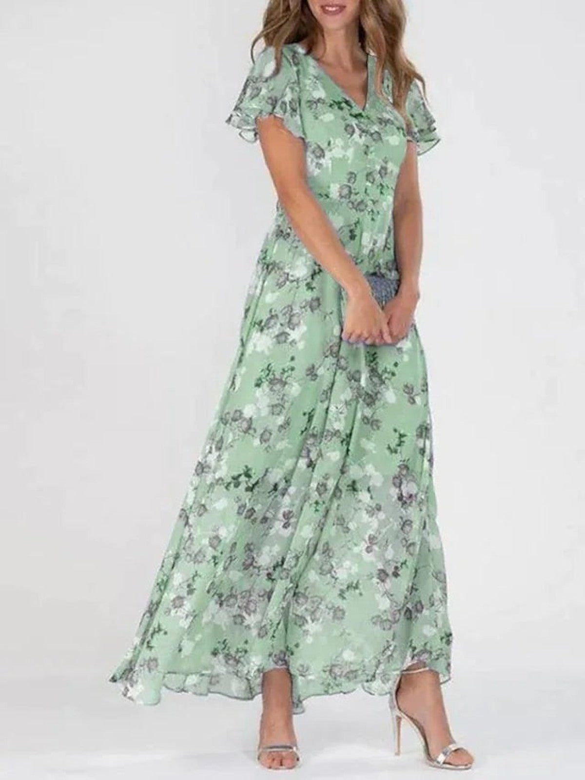 Aurelia | Glamourös Maxi Klänning med Tummy Täckning