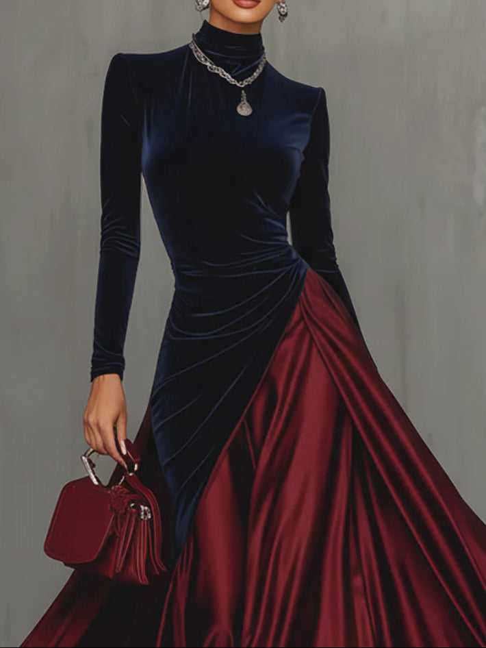 Lira | Bicolor Long Dress