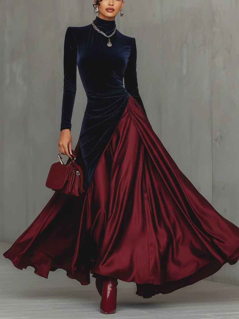 Lira | Bicolor Long Dress