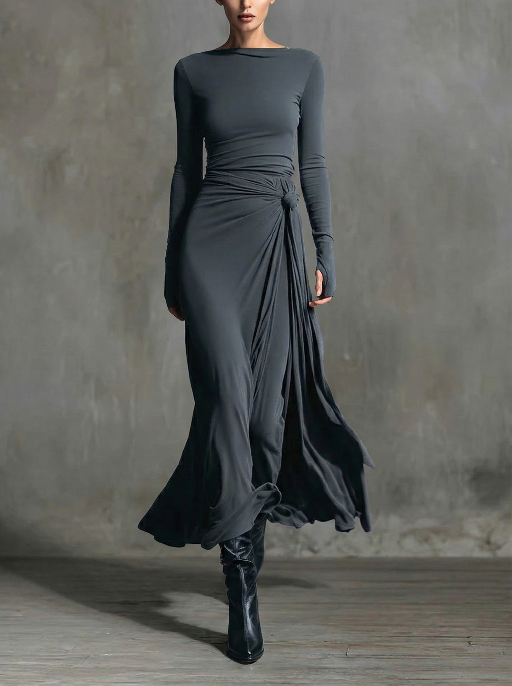 Naiara | Maxi dress with side knot