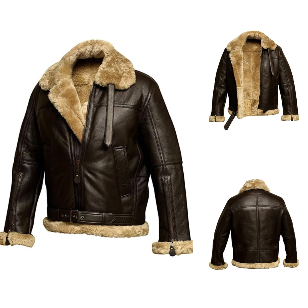 Roberto™ | Elegant Läderjacka