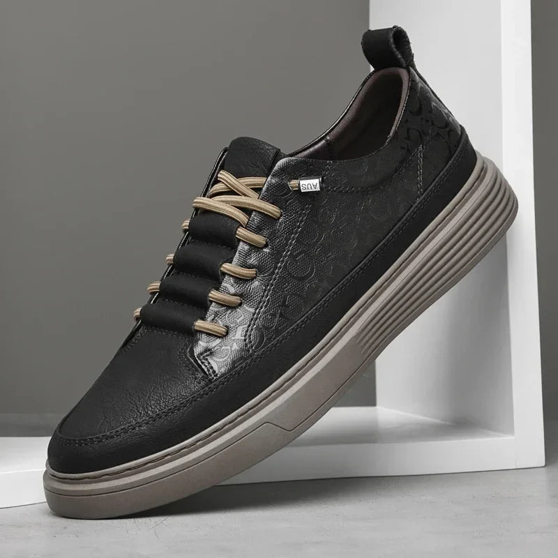 Giuliano Italienska Läder Sneakers