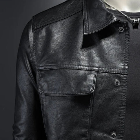 Darius | Premium Läder Motorcykelstil Jacka