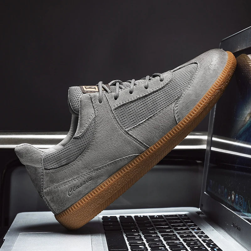 Calvino Italiensk Äkta Läder Sneaker