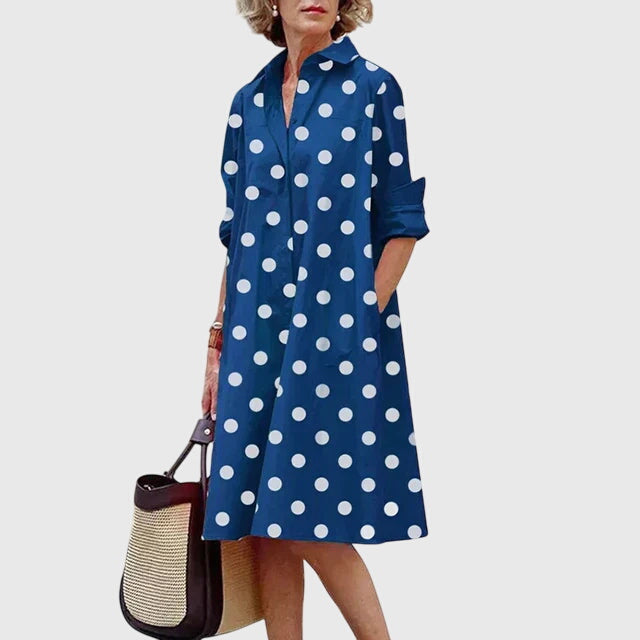 Paige™ - Elegant Klänning Med Fickor