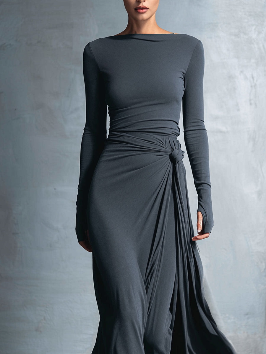 Naiara | Maxi dress with side knot