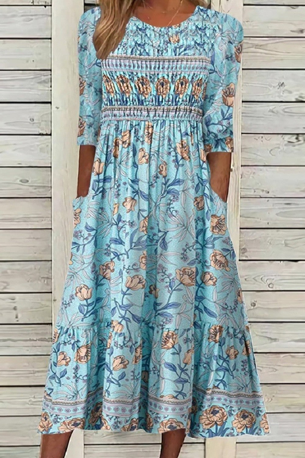 Aphra | Petal Muse Midi Klänning