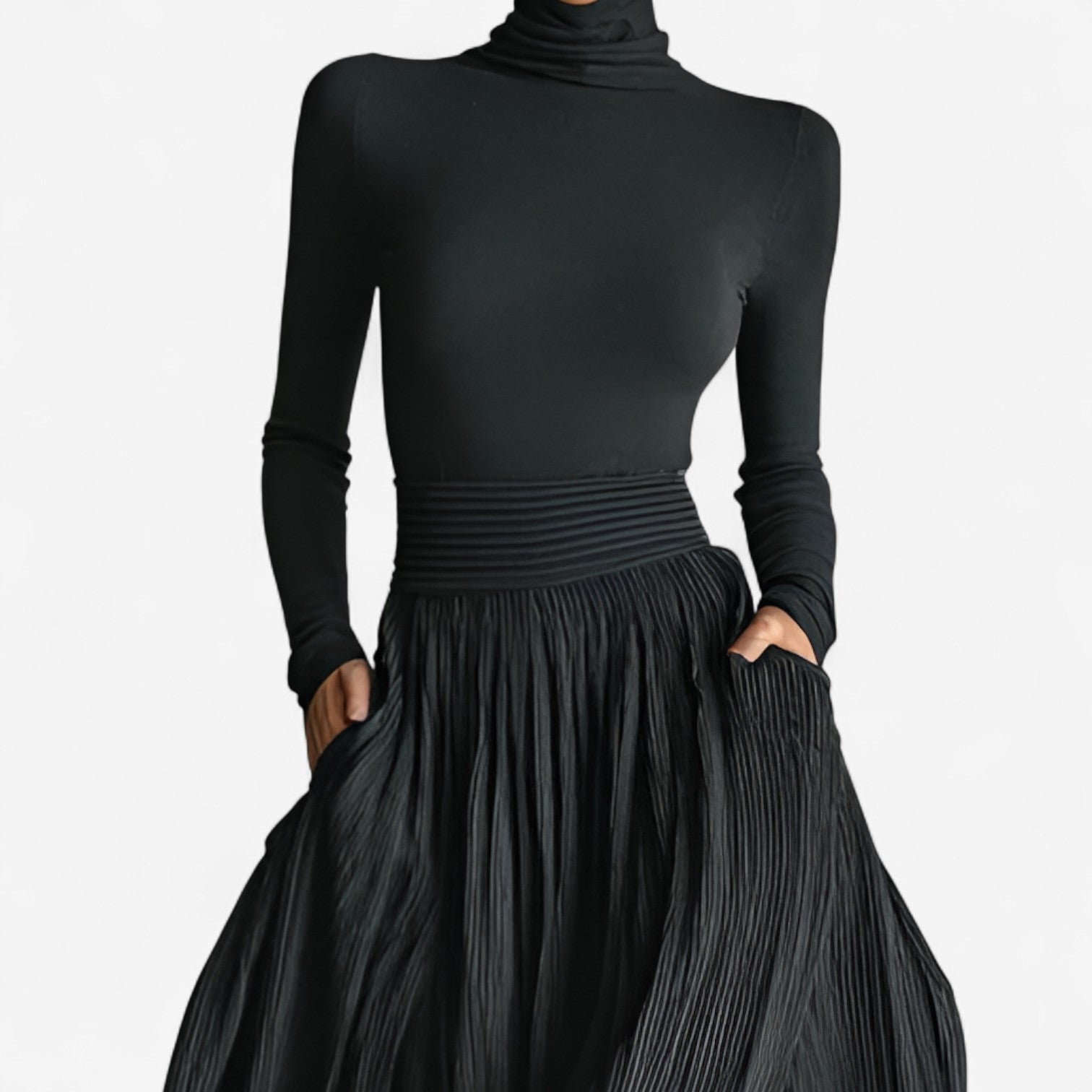 Raquel | High-Waisted Maxi Dress