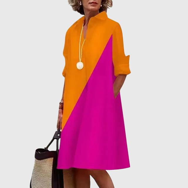 Paige™ - Elegant Klänning Med Fickor