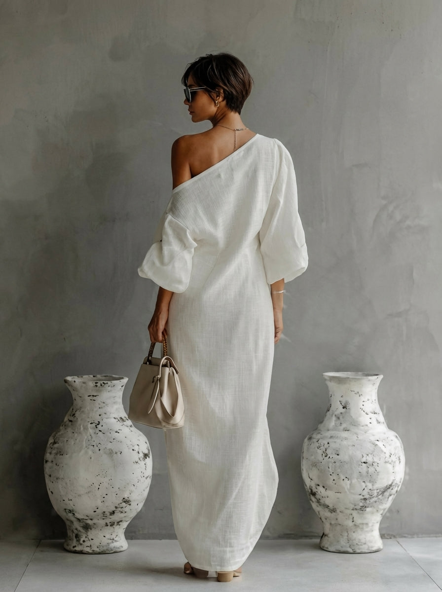 Sarah™ Elegant Maxi Klänning