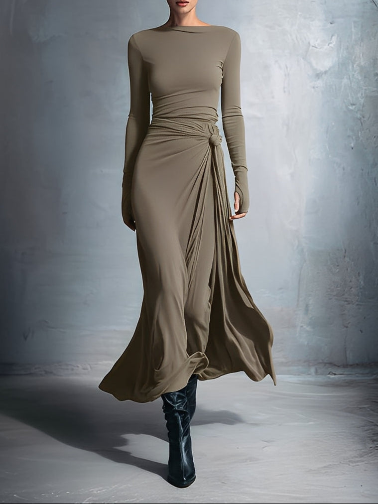 Naiara | Maxi dress with side knot